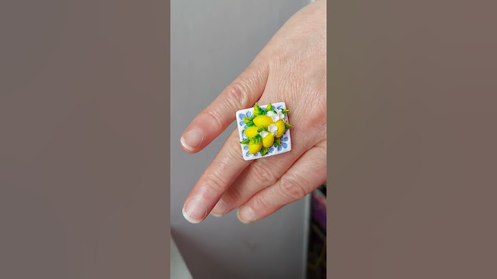 Vi mostro come ho #dipinto il mio #anello  in #coldporcelainclay   con base in #acciaio #ringslover