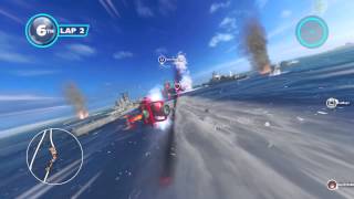 Sonic & All-Stars Racing Transformed (360) - Online Match #83: Carrier Zone (Race)