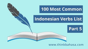 Learn Most Common Indonesian Verbs Part 5 | Learning Bahasa Indonesia