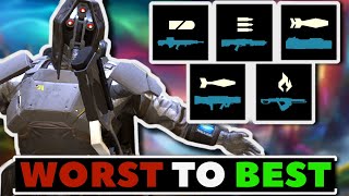 Helldivers 2 Support Weapons Vs Bugs Ranked Worst To Best
