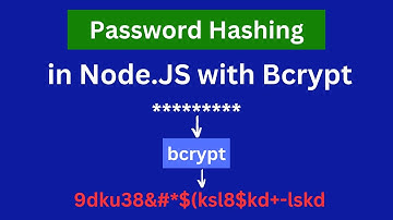 Password Hashing in Node.js with bcrypt