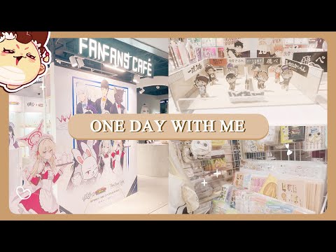 One day with me : คาเฟ่แห่หัว! กับแหล่งดูดทรัพย์ของคนรักอนิเมะ | V-LIFE Ep23 #hhkp #nakama #vlog
