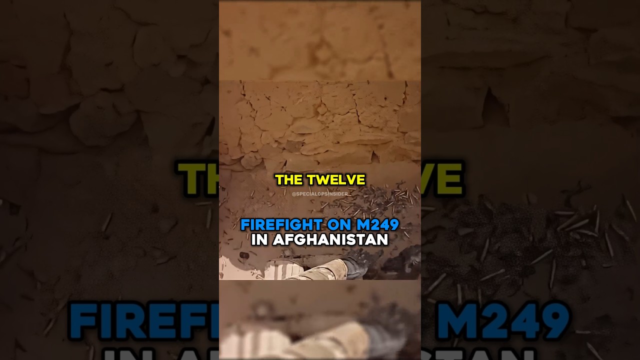 Firefight On M249 In Afghanistan