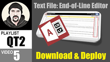Text File End of Line Editor - How to Download & Deploy