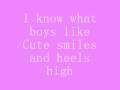 Katharine McPhee - I know what boys like w/ lyrics