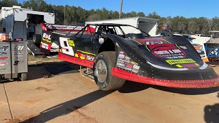14 year old Talan Willis’ first attempt at a “SUPER LATE MODEL”!!!