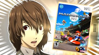 goro akechi plays mario kart wii for the first time [ASMR]