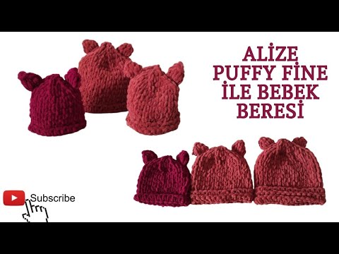 Alize Puffy Fine Bebek Beresi Yapımı