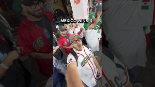 MEXICO MERCY RULE WIN! WE WILL BEAT THE UNITED STATES!!! #mexico #houston #baseball