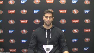 Jimmy Garoppolo:  Jimmy G Ends His Final News Conference With Farewell To The Fans