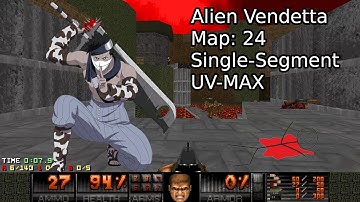 Alien Vendetta Map 24 "Clandestine Complex" UV MAX [DOOM II]
