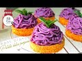 Mont Blanc de Patata Dulce Púrpura - Postre Japonés / Purple Sweet Potato Mont Blanc