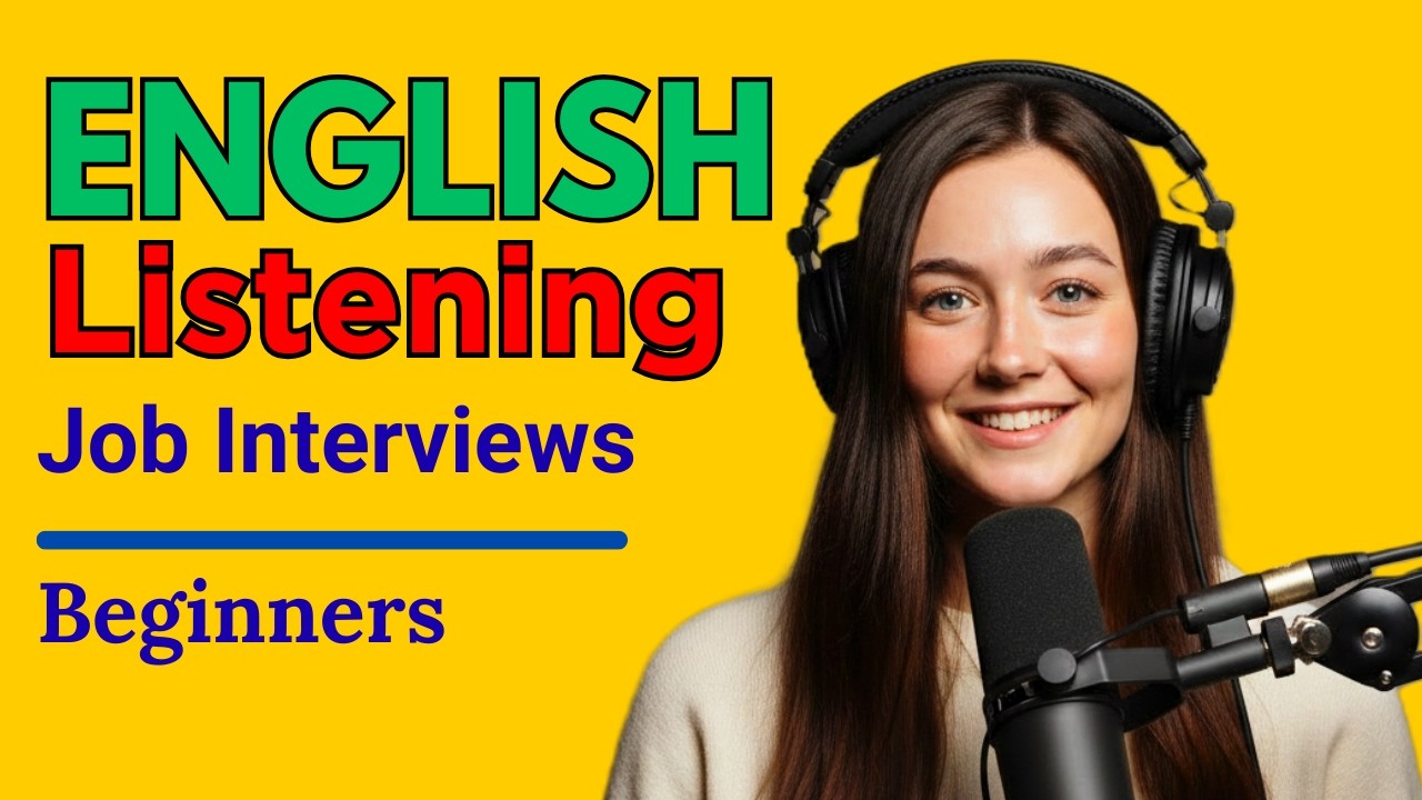 Handling a Job Interview in English | A1–A2 Speaking Practice |