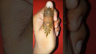 Easy Back Hand Finger Mehndi Design Simple Thumb Mehndi Design