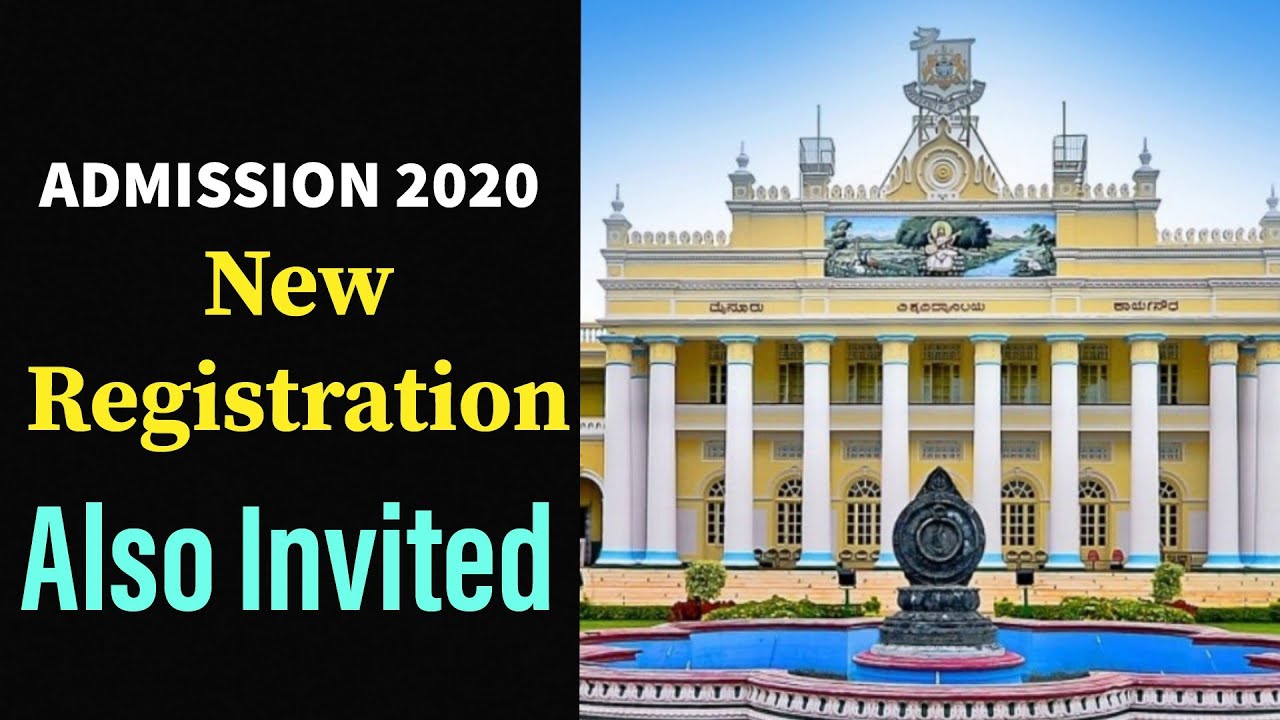 University of Mysore Published Vacant list | Admission 2020
