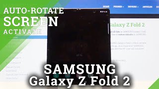 Rotate Screen Automatically on SAMSUNG Galaxy Z Fold 2 – Turn Screen screenshot 1