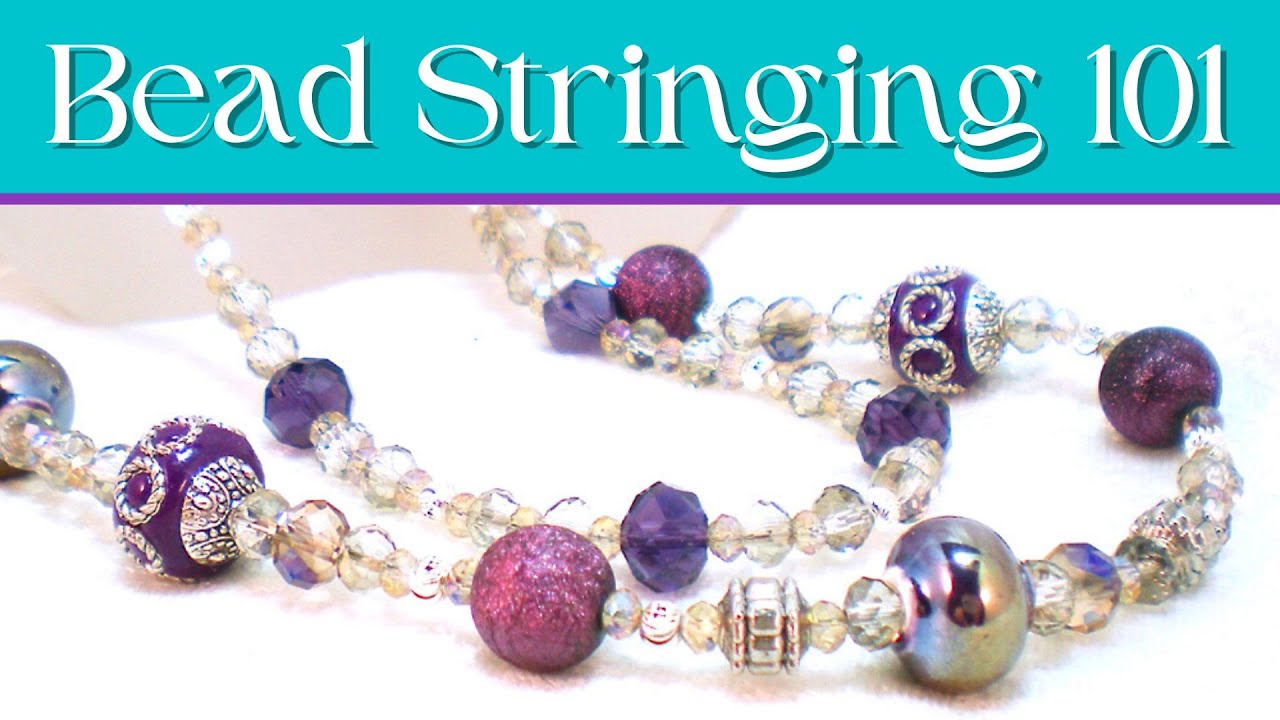 How To String A Necklace With Thread - Savvy Homemade