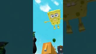 Floating SpongeBob