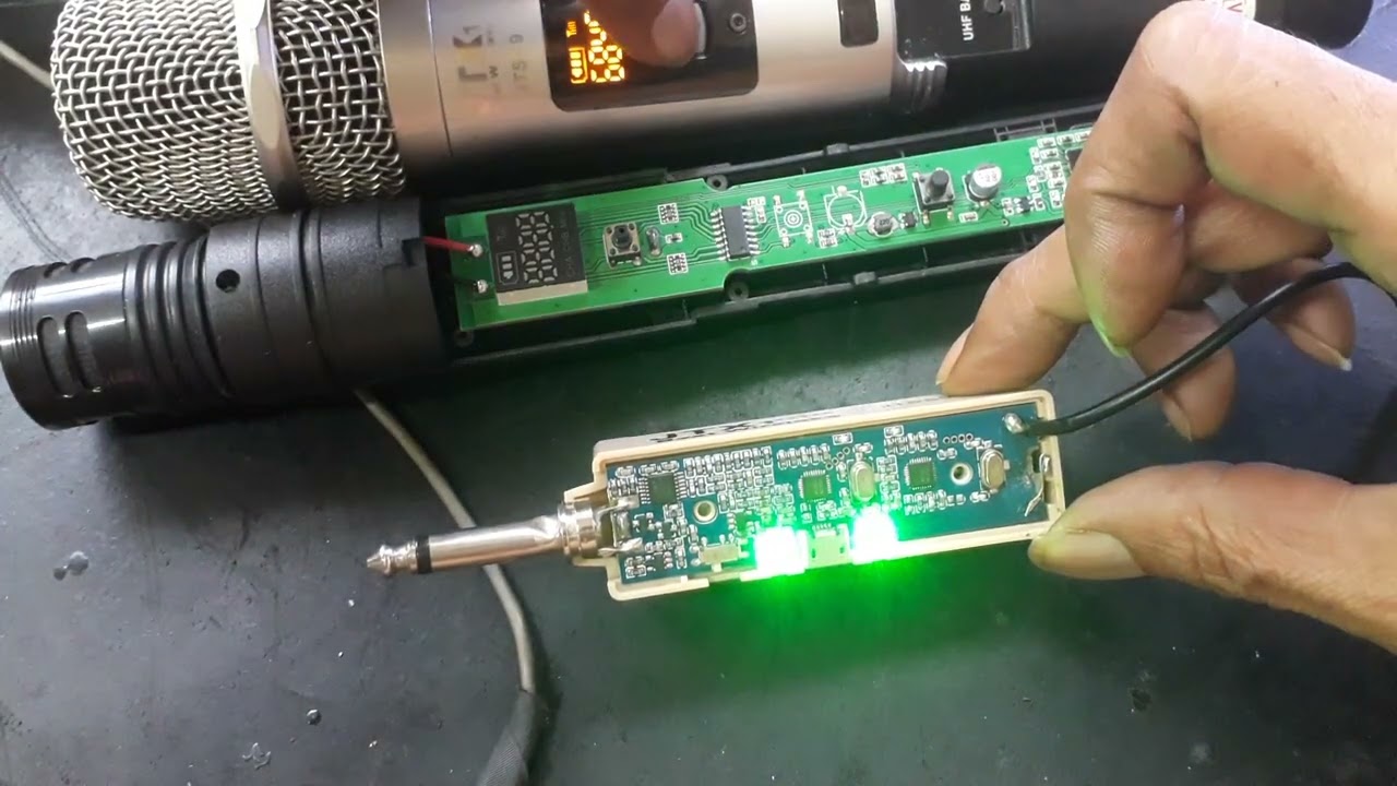 Micwireless JTSS9 ,JTX 1,kerusakan tidak berfungsi dengan baik.