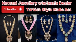 Turkish Style Malla Set | Elegant Gold Plated Jewellery Set | Bridal & Party Wear ✨
