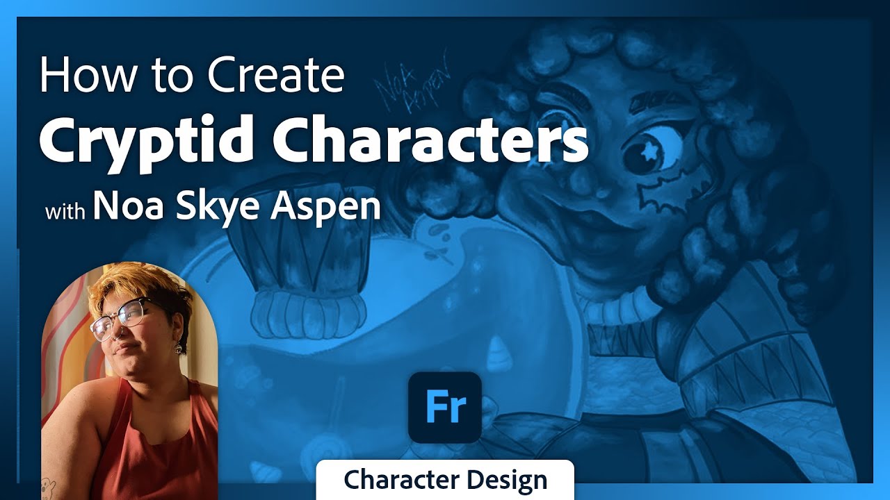 Drawing Cryptid Characters with Noa Skye Aspen