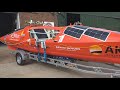 Rowing boat AKROS. Delivery to the shipping deport in UK. Ready for shipment to New Zealand.