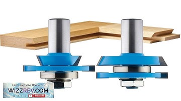 ROCKLER Shaker Rail & Stile Router Bits 1 2 Shank (Set of 2)