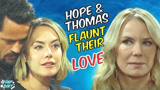 Bold and the Beautiful: Thomas and Hope Rub Love in Brooke's Face? #bold #boldandbeautiful