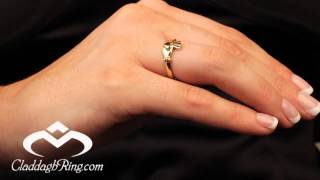 Claddagh Ring TAM1-YELLOW