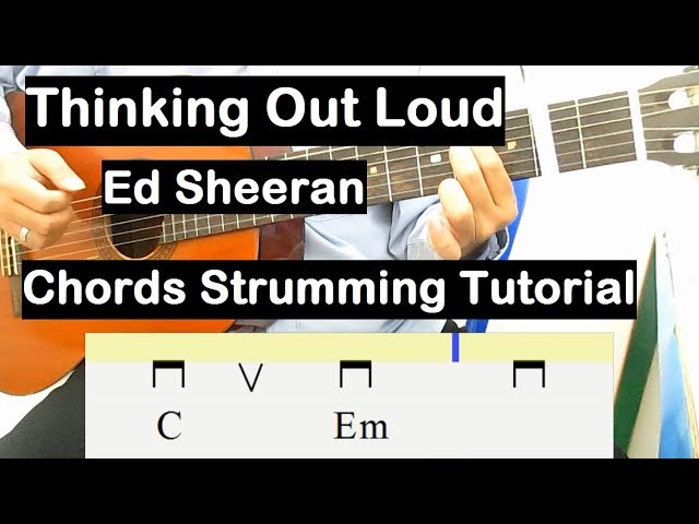 Thinking Out Loud Guitar Lesson Chords Strumming Tutorial Guitar Lessons fo...