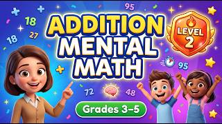 Addition Mental Math Level 2   3rd–5th Grade Math Fluency Challenge pptx