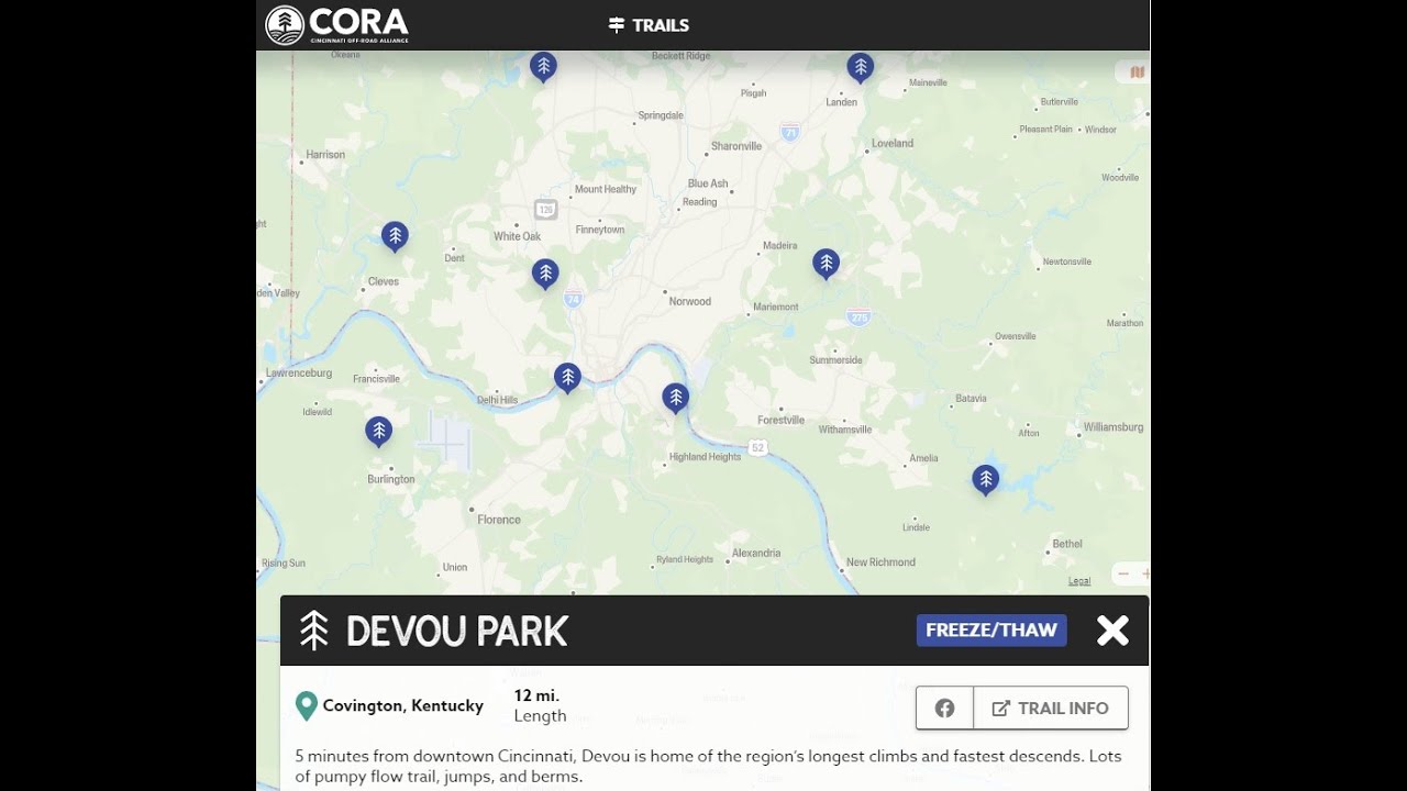 What's that trail? Sleepy Hollow (Devou Park Mountain Bike Trails - Covington, KY)
