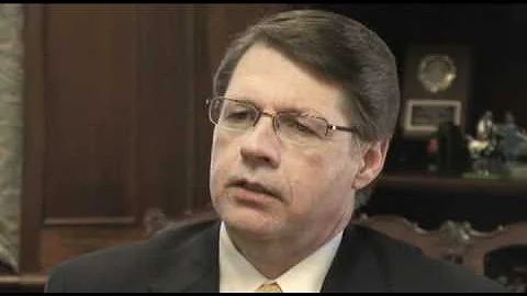 Shorter University's new president Dr. David Dowle...