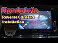 Honda Brio Reverse Camera Installation (Stock Head Unit)