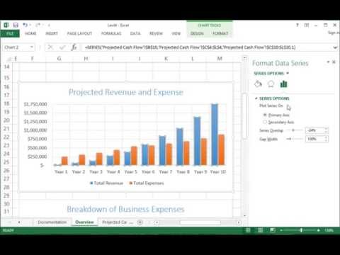 Chart Column Width Excel