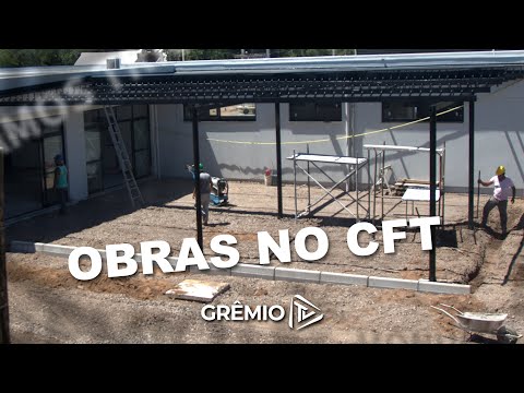 Obras em andamento no CFT Hélio Dourado l GrêmioTV