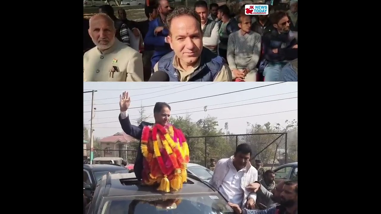 Aga Syed Mohsin, the BJP candidate for Budgam, just filed his nomination at the DC Office in Budgam,