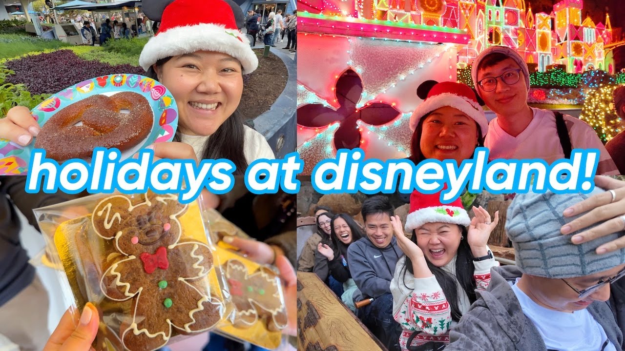 Каникулы в Диснейленде с друзьями 🎄 (лучшая еда, аттракционы и атмосфера + ещё больше подарочных ...