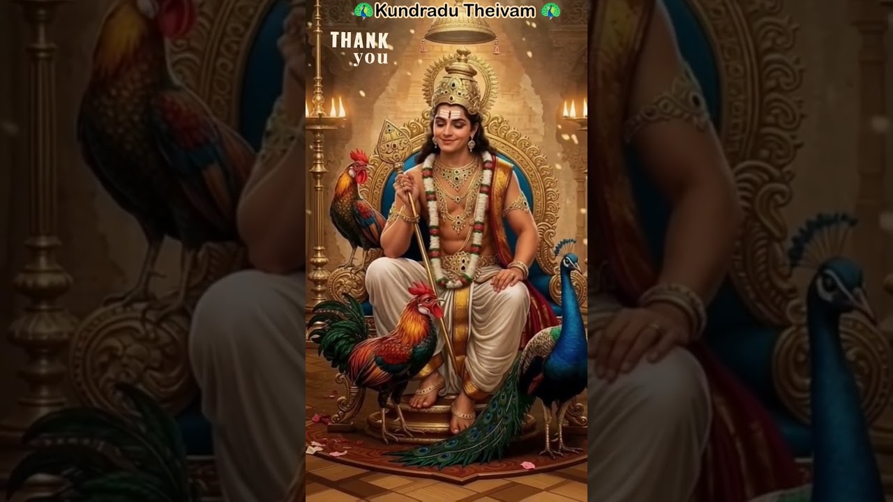 #tamil #god #murugan 🦚Kundradum Theivam 🦚
