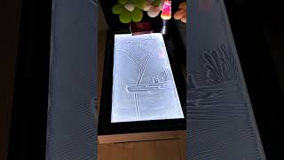 Oasis Center Table LIVE on Kickstarter! Watch it draw an elegant heron. Pledge now!