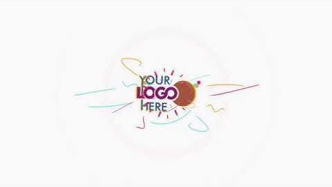 Simple Logo reveal minimal splash intro white V1