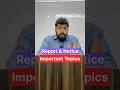 Report & Notice Topics🔥 #youtube #youtubeshorts #shorts #viral #trendingshorts