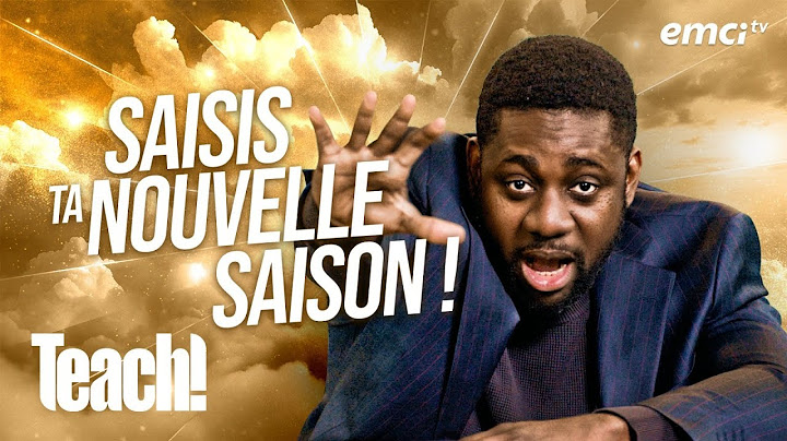 Saisis ta nouvelle saison, comme Moïse ! - Teach! - Athoms Mbuma