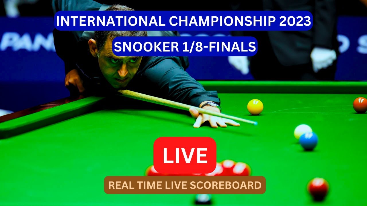 2023 International Championship Snooker LIVE Score UPDATE Today 1/8-Finals Match Nov 08 2023