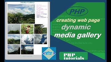 Dynamic media gallery | PHP scandir|coding desk|gallery dynamic webpage