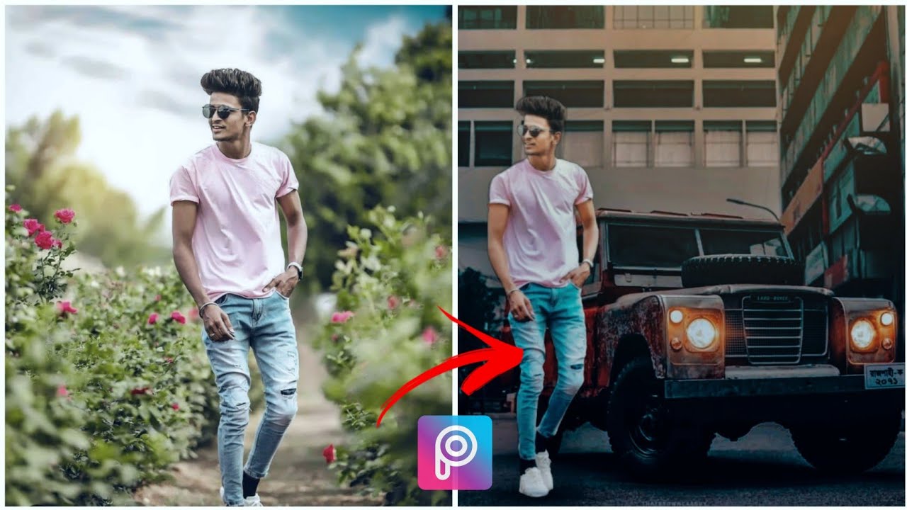 Car Background Photo Editing In PicsArt -Background Change Photo Editing In  the-The World of Editing - YouTube