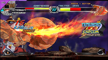 (Wii) Tatsunoko vs. Capcom Ultimate All-Stars - 23 - Yatterman-1 and Tekkaman - Lv 8