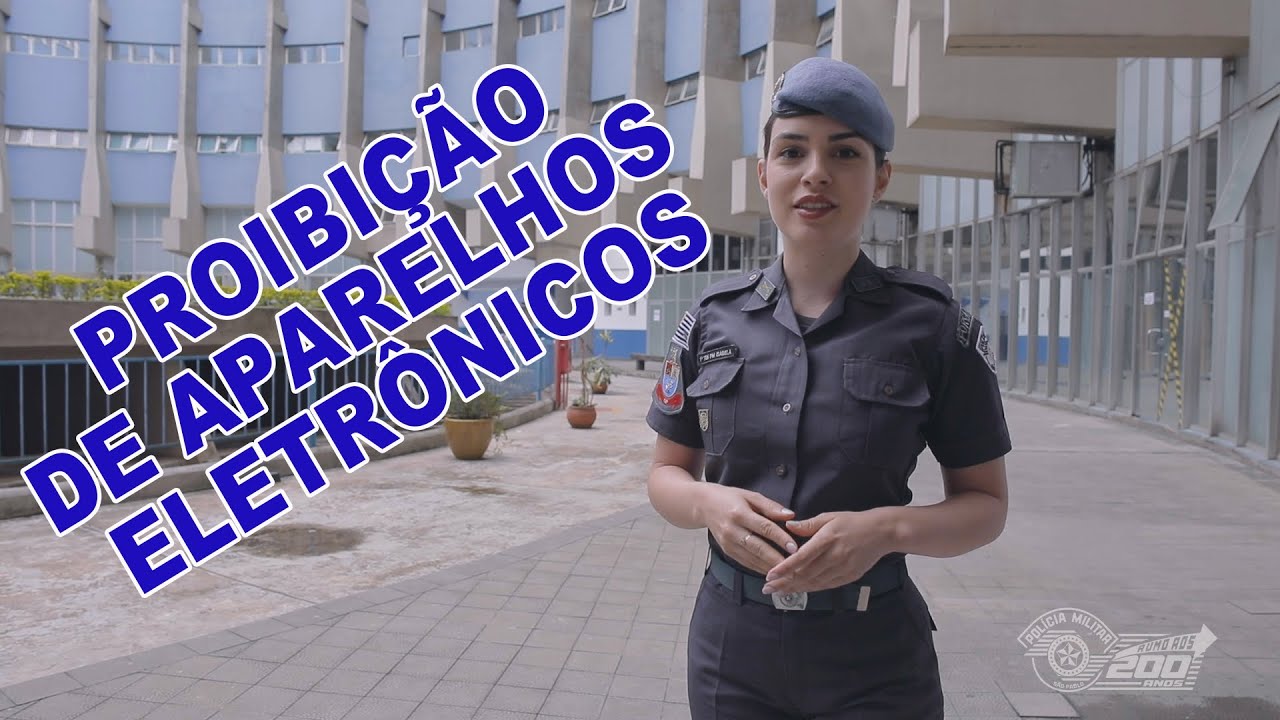 Utilização de aparelhos eletrônicos durante as etapas do concurso da Policia Militar.