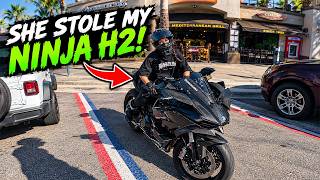 She Stole My Ninja H2 And Wouldn't Give It Back