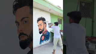 Ai❌ Hardwork ✅ #art #workingartist #ai #drawing #viratkohli #youtubeshorts